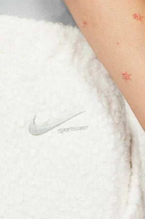 Nike Sportswear Collection Sherpa Loose Fit High Rise Jogger Kadın Yüksek Belli Eşofman Altı Taş Rengi