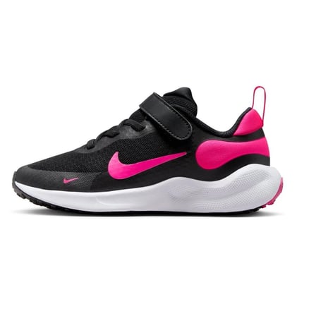 Nike Revolution 7 (PSV) Unisex Walking Shoes Lastik Bağcıklı Unisex Yürüyüş Ayakkabısı Siyah-Pembe