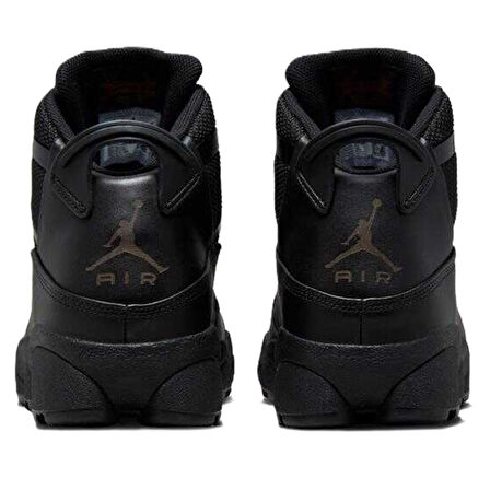 Nike Air Jordan Winterized 6 Rings Mens Sneaker Shoes Hakiki Deri Su Geçirmez Erkek Günlük Spor Ayakkabı Siyah