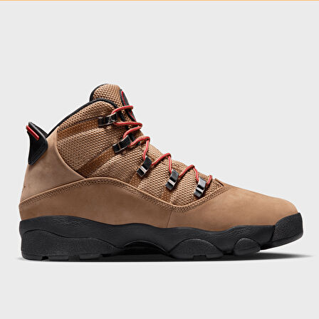 Nike Jordan Winterized 6 Rings Sneaker Hakiki Deri Bilekli Günlük Spor Ayakkabı Kahverengi