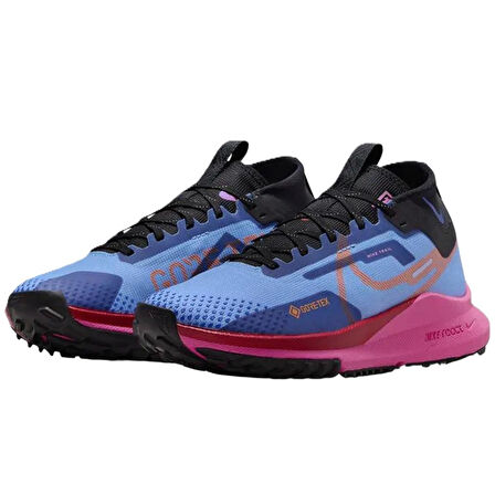 Nike React Pegasus Trail 4 GoreTex Su Geçirmez Nefes Alan Reflektörlü Yürüyüş Koşu Ayakkabısı Mavi