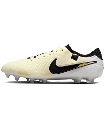 Nike Tiempo Legend 10 Elite FG Pro Soccer Shoes Çim Saha Kramponu Krem 