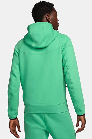 Nike Tech Fleece Full Zip Windrunner Hoodie Green Kapüşonlu Unisex Sweatshirt Haki