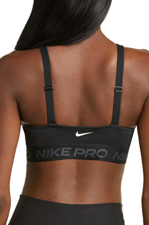 Nike Pro Indy Plunge Bra Kadın Sporcu Sütyeni Siyah