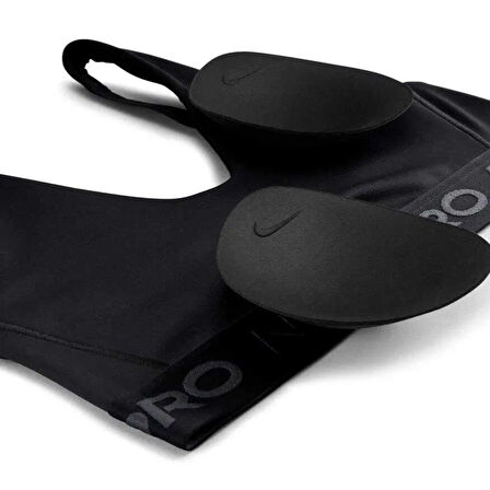 Nike Pro Indy Plunge Bra Kadın Sporcu Sütyeni Siyah