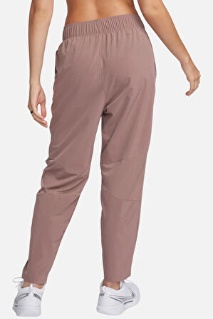 Nike Dri Fit Fast Mid Rise 7/8 Length Running Pant Kadın Reflektörlü Koşu Antrenman Eşofman Altı Açık Kahve