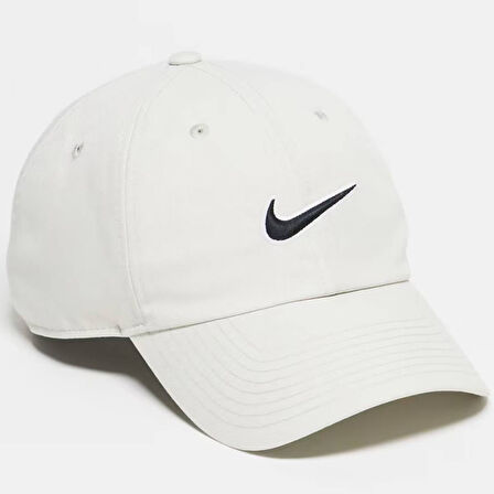 Nike Club Kids Cap White Çocuk Nakış Swoosh Şapka Beyaz