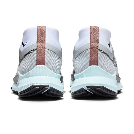Nike React Pegasus Trail 4 GoreTex Su Geçirmez Reflektörlü Yürüyüş Koşu Ayakkabısı Gri-Mavi