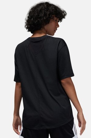 Nike Jordan Diamond Jumpan Women’s Loose Fit Top T-shirt Kadın Bol Kalıp File Detaylı Tişört Siyah