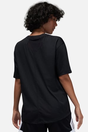 Nike Jordan Diamond Jumpan Women’s Loose Fit Top T-shirt Kadın Bol Kalıp File Detaylı Tişört Siyah