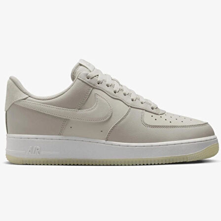 Nike Air Force 1 '07 LV8 Leather Unisex Sneaker Swoosh Hakiki Deri Günlük Spor Ayakkabı Bej