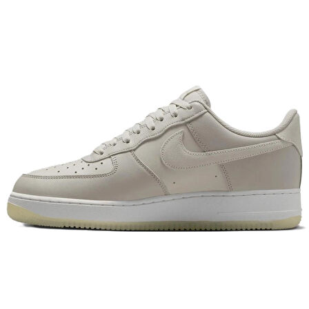 Nike Air Force 1 '07 LV8 Leather Unisex Sneaker Swoosh Hakiki Deri Günlük Spor Ayakkabı Bej