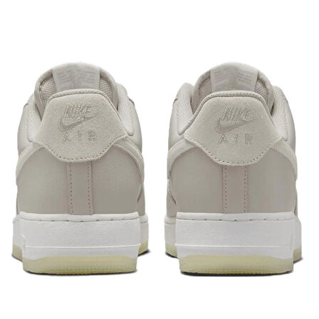 Nike Air Force 1 '07 LV8 Leather Unisex Sneaker Swoosh Hakiki Deri Günlük Spor Ayakkabı Bej