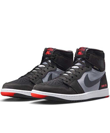 Nike Air Jordan MID Goretex Leather Sneaker Hakiki Deri Bilekli Su Geçirmez Nefes Alan Günlük Spor Ayakkabı Siyah