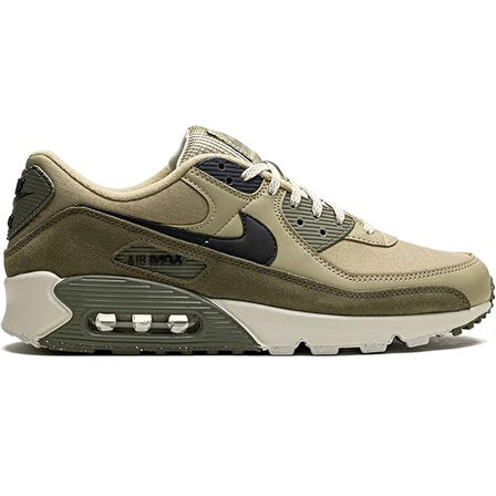 Nike Air Max 90  Leather Sneaker Green Hakiki Deri Erkek Günlük Spor Ayakkabı Yeşil