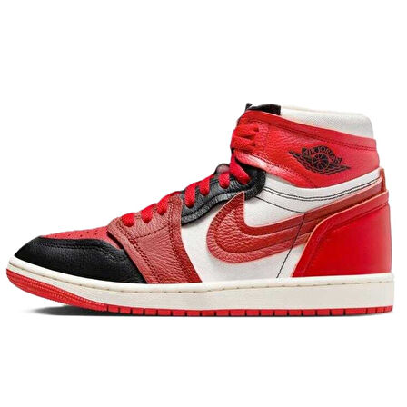 Nike Air Jordan 1 High Methf Make od OUnisex Sneaker Hakiki Deri Bilekli Günlük Spor Ayakkabı Kırmızı
