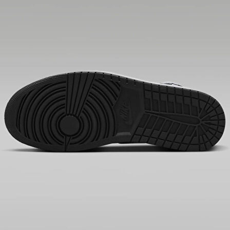 Nike Air Jordan 1 Retro High OG Unisex Sneaker Hakiki Deri Bilekli Günlük Spor Ayakkabı Siyah Beyaz