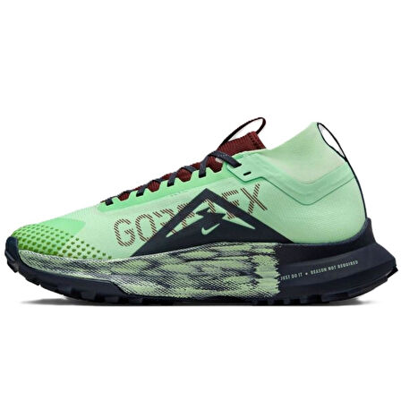 Nike React Pegasus Trail 4 GoreTex Su Geçirmez Reflektörlü Yürüyüş Koşu Ayakkabısı Yeşil-Lacivert