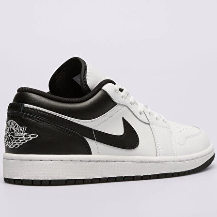 Nike Air Jordan 1 Low Leather Sneaker Hakiki Deri Beyaz Erkek Spor Ayakkabı