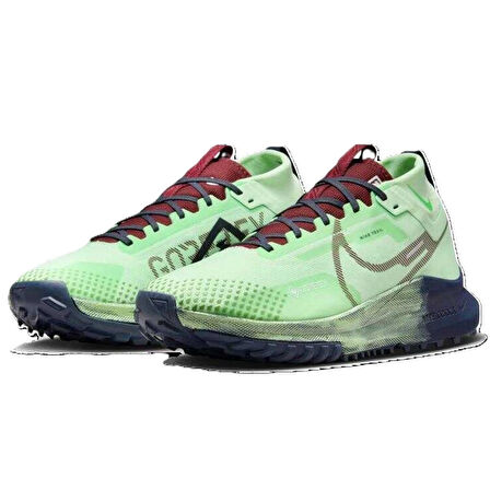 Nike React Pegasus Trail 4 GoreTex Su Geçirmez Nefes Alan Reflektörlü Yürüyüş Koşu Ayakkabısı Yeşil