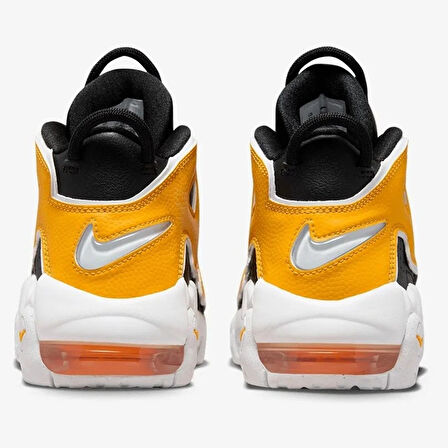 Nike Air More Uptempo KI Leather Sneaker Hakiki Deri Günlük Spor Ayakkabı Siyah Sarı