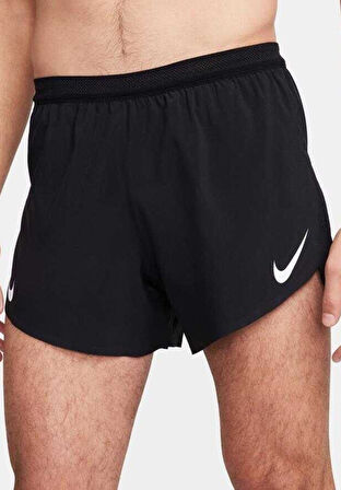 Nike Dri Fit ADV Aeroswift Brief Lined 4 Inch Short Erkek 4 Cepli Koşu Şortu Siyah