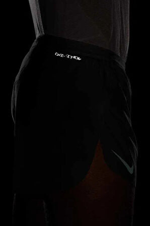 Nike Dri Fit ADV Aeroswift Brief Lined 4 Inch Short Erkek 4 Cepli Koşu Şortu Siyah