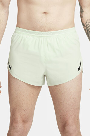 Nike AeroSwift Men's Dri Fit ADV 5cm (approx) Brief Lined Erkek Slip Astarlı Hafif Koşucu Şortu Açık Yeşil