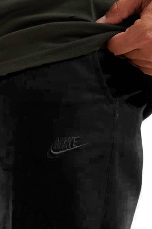 Nike Club Chino Woven Trousers Canvas Pant Erkek Dokuma Canvas Pantalon Siyah