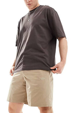 Nike Club Woven Chino Shorts Beige Erkek Dokuma Kanvas Günlük Şort Bej