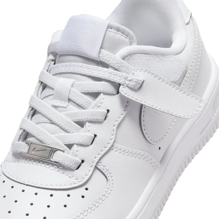 Nike Air Force 1 Easyon AF1 PS Leather Unisex Sneaker White Unisex Lastik Bağcıklı Hakiki Deri Günlük Çocuk Spor Ayakkabı Beyaz 