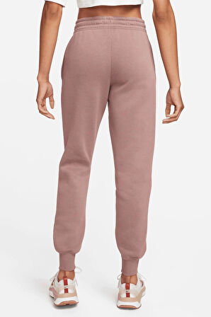 Nike Sportswear Phoenix Fleece Standart Fit Mid Rise Jogger Kadın Eşofman Altı Kahve