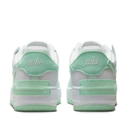 Nike Air Force 1 Shadow Sneaker Unisex Hakiki Deri Günlük Spor Ayakkabı Beyaz Yeşil