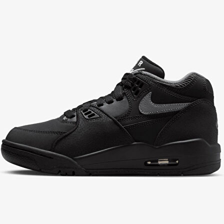 Nike Air Flight 89 Unisex Leather Sneaker Hakiki Deri Günlük Spor Ayakkabı Siyah
