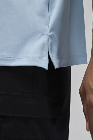 Nike Jordan Dri Fit Sport Men's Golf T-Shirt Unisex Glof Tişört Açık Mavi