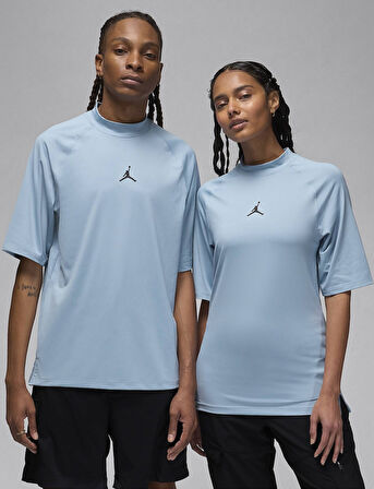 Nike Jordan Dri Fit Sport Men's Golf T-Shirt Unisex Glof Tişört Açık Mavi