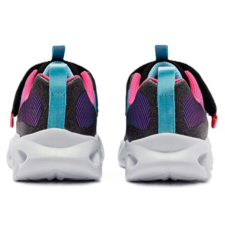 Skechers Twisty Brights 2.0 Kids Sneaker Lastik Bağcıklı Cırtlı Işıklı Kız Çocuk Ayakkabısı Mor