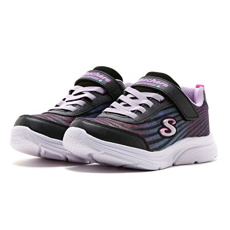 Wavy Lites Çocuk Siyah Sneaker Ayakkabı 303393L BKMT