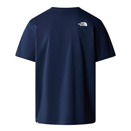 M Biner Graphic 1 Erkek Mavi Outdoor T-Shirt NF0A894X8K21