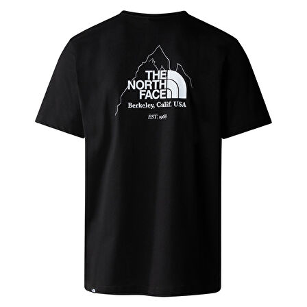 M Biner Graphic 4 Erkek Siyah Outdoor T-Shirt NF0A894ZJK31
