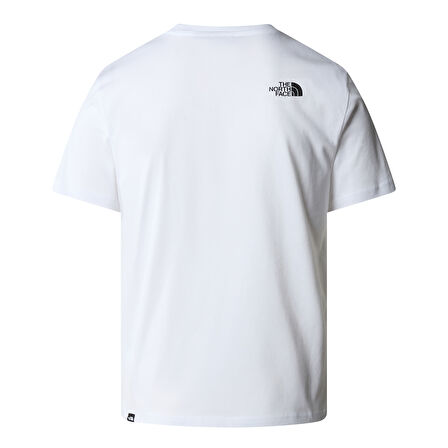 M Biner Graphic 1 Erkek Beyaz Outdoor T-Shirt NF0A894XFN41