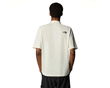 The North Face M Packable Ss Polo Erkek Günlük Polo Yaka Tişört NF0A883KQLI1 Beyaz