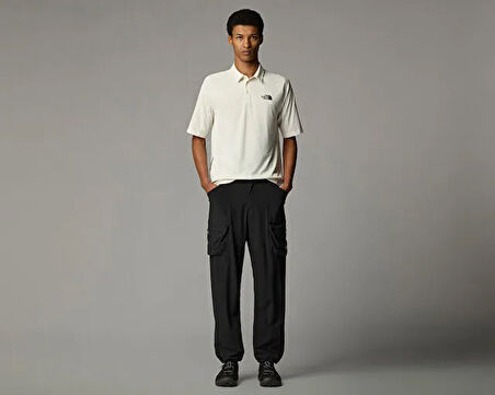 The North Face M Packable Ss Polo Erkek Günlük Polo Yaka Tişört NF0A883KQLI1 Beyaz