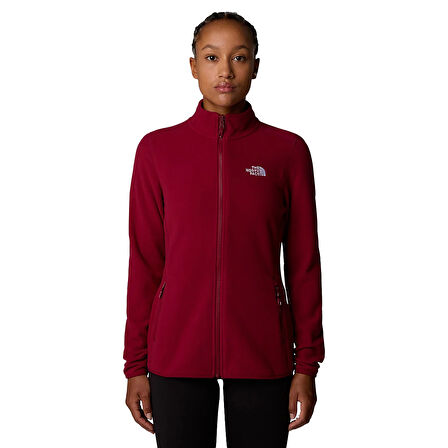 W 100 Glacier Fz Kadın Bordo Outdoor Polar NF0A855O1IX1