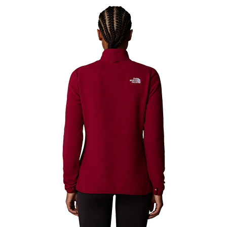 W 100 Glacier Fz Kadın Bordo Outdoor Polar NF0A855O1IX1