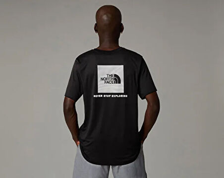 The North Face M 24/7 Box Nse Ss Tee Erkek Günlük Tişört NF0A895MJK31 Siyah