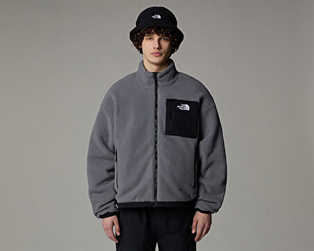 The North Face M Yumiori Reversible Jacket Erkek Çift Taraflı Polar Outdoor Ceketi NF0A89GTWOO1 Gri