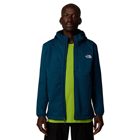 Quest Hooded Softshell Erkek Mavi Outdoor Ceket NF0A3YFP2LO1