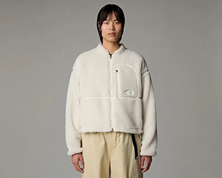 The North Face W Extreme Pile 2 Fz Jacket Kadın Outdoor Polar Ceket NF0A88ZBQLI1 Beyaz