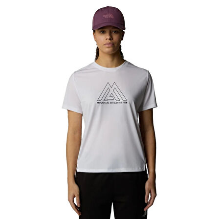 W Ma Flex Kadın Beyaz Outdoor T-Shirt NF0A8944FN41